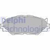 Комплект гальмівних колодок, дискове гальмо DELPHI LP1977 (23983, D1178)