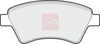 APEC Brake Pad Set, disc brake PAD1306
