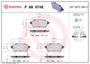 BREMBO Brake Pad Set, disc brake P 68 074E