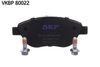 SKF Brake Pad Set, disc brake VKBP 80022