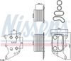 Nissens 90991 Oil Cooler, engine oil