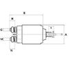 Elektromagnetický spínač, startér F 032 237 753
