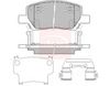 APEC Brake Pad Set, disc brake PAD2461