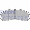 Комплект гальмівних колодок, дискове гальмо DELPHI LP595 (21378, 21379, 21380, D399-7288, D514-7288, D583-7463)