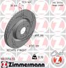 Гальмівний диск ZIMMERMANN 100.3356.55