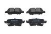 Комплект тормозных колодок, дисковый тормоз KAVO PARTS KBP-10011