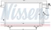 Nissens 94213 Condenser, air conditioning
