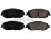 комплект спирачно феродо, дискови спирачки