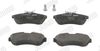 Комплект тормозных колодок, дисковый тормоз JURID 573084J (23409)