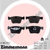 Комплект гальмівних колодок, дискове гальмо ZIMMERMANN 24180.170.1 (24180)