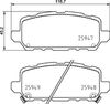 Комплект тормозных колодок, дисковый тормоз BREMBO P 28 090 (25948, 25949, 25947, D1841 9069)