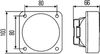HELLA Arbeitsscheinwerfer-Ecklicht - 1-34-672-400, 1GA 996 020-001 G916901020010, 47106801,