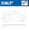 комплект спирачно феродо, дискови спирачки