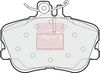APEC Brake Pad Set, disc brake PAD805