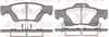 Комплект гальмівних колодок, дискове гальмо REMSA 1446.02 (PCA144602, D1498-8698, 25195, 25196)
