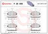 BREMBO Brake Pad Set, disc brake P 28 098