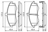 Bosch Brake Pad Set, disc brake 0 986 424 810