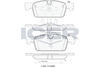 Комплект гальмівних колодок, дискове гальмо ICER 182021 (25222, 25223, D1949-9174)