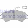 Комплект тормозных колодок, дисковый тормоз DELPHI LP2492 (24466, 24467, D1540-8972, D1540-8973)