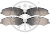 Набір гальмівних колодок, дискове гальмо OPTIMAL BP-12549 (25021)