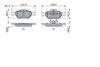 Bosch Brake Pad Set 0 986 424 034 (0986424034)