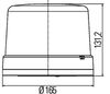 HELLA Rundumleuchte, gelb - 2RL 011 484-021