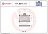 BREMBO Brake Pad Set, disc brake 07SU1407