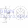 Гальмівний диск DELPHI BG3055