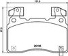 Комплект тормозных колодок, дисковый тормоз HELLA PAGID 8DB 355 040-471 (T2817, 25915)