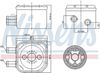 Nissens 90652 Oil Cooler, engine oil