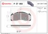 BREMBO Brake Pad Set, disc brake P C7 002