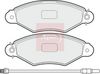 APEC Brake Pad Set, disc brake PAD1505