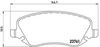 BREMBO Brake Pad Set, disc brake P 23 088