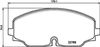 Комплект тормозных колодок, дисковый тормоз HELLA PAGID 8DB 355 039-941 (T2794, 22769, 9305D2074)