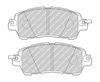 Ferodo Brake Pad Set, disc brake FDB5015