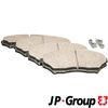 Комплект тормозных колодок, дисковый тормоз JP GROUP 3963600110 (3963600119)