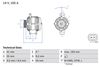 Bosch Alternator 0 986 084 190