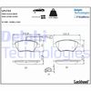 Комплект гальмівних колодок, дискове гальмо DELPHI LP1722 (23705, 23706, 23707, D1616-8829)