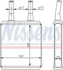 Nissens 77604 Heat Exchanger, interior heating