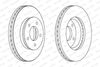 Ferodo Brake Disc DDF1673