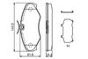 Bosch Brake Pad Set, disc brake 0 986 424 531
