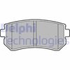Комплект тормозных колодок, дисковый тормоз DELPHI LP2303 (25677, 25678, 25679, D1805-9036)