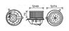 Вентилятор салону AVA QUALITY COOLING VN8342 (983226W)