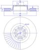 Гальмівний диск CAR 142.288 (посилання IB: AD 67 1V, Ref. Rd: 3958)