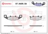 BREMBO Brake Pad Set, disc brake 07KA09SA