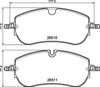 Набір гальмівних колодок, дискове гальм BREMBO p 36 038