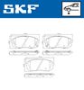комплект спирачно феродо, дискови спирачки