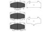 Комплект гальмівних колодок, дискове гальмо KAVO PARTS KBP-9054