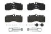 BREMBO Brake Pad Set, disc brake P A6 328S
