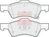 APEC Brake Pad Set, disc brake PAD1222